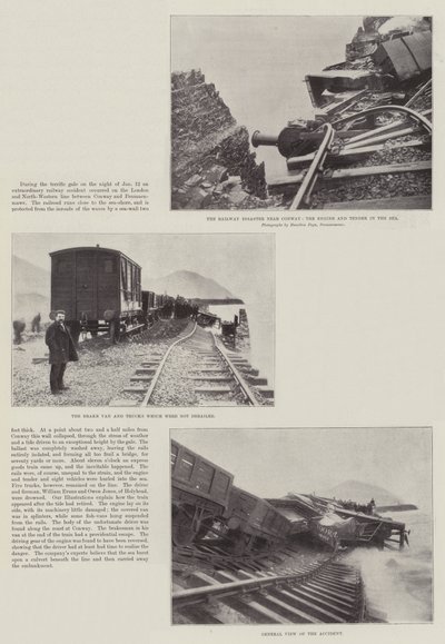 La catastrophe ferroviaire près de Conway - English Photographer