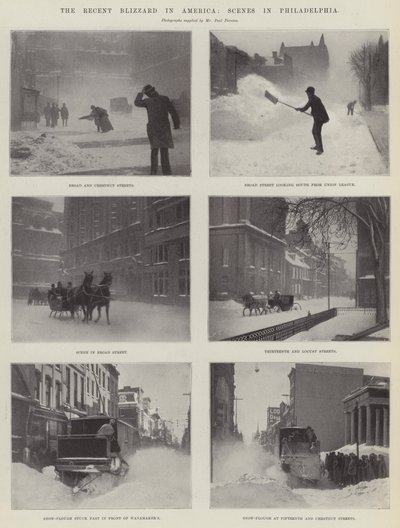 La récente tempête de neige en Amérique, scènes à Philadelphie - English Photographer