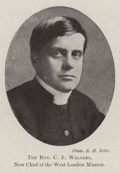 Le révérend C E Walters, nouveau chef de la mission de l