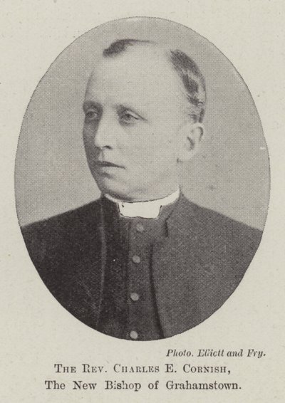 Le révérend Charles E Cornish, le nouvel évêque de Grahamstown - English Photographer
