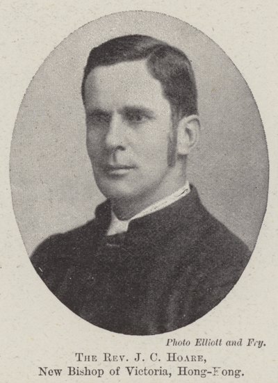 Révérend J C Hoare, nouveau évêque de Victoria, Hong-Kong - English Photographer
