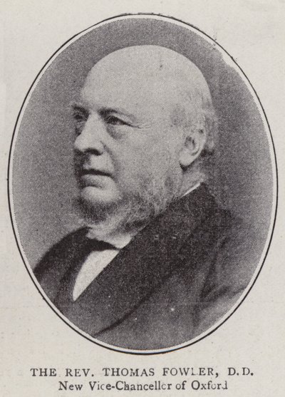 Le révérend Thomas Fowler, DD - English Photographer