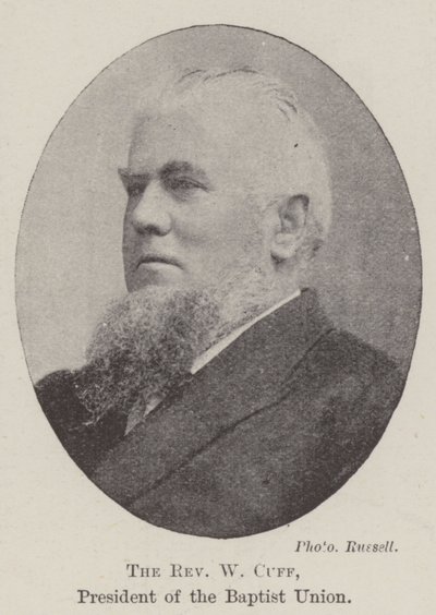 Le Révérend W Cuff, Président de l
