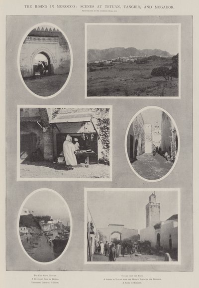Le soulèvement au Maroc, scènes à Tétouan, Tanger et Mogador - English Photographer