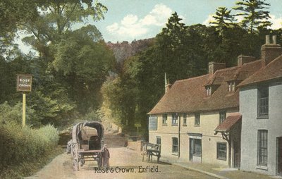The Rose and Crown, Enfield (photo en couleur) - English Photographer