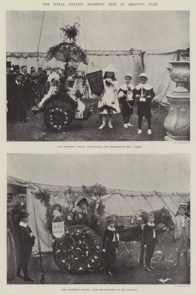 La fête de la Société royale de botanique dans Regent