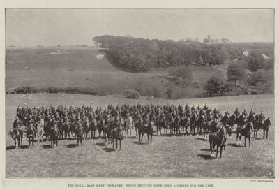 La Royal East Kent Yeomanry, dont le service a été accepté pour le Cap - English Photographer