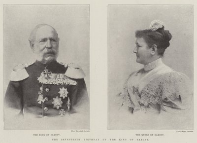 Le soixante-dixième anniversaire du roi de Saxe - English Photographer