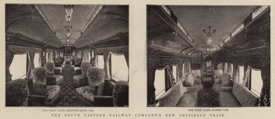 Le nouveau train vestibule de la South Eastern Railway Company - English Photographer