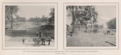 La menace de défiguration de la vue de Richmond Hill, opérations de construction à Twickenham - English Photographer