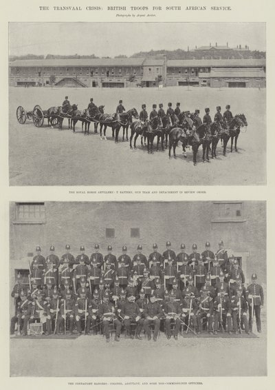La crise du Transvaal, troupes britanniques pour le service en Afrique du Sud - English Photographer