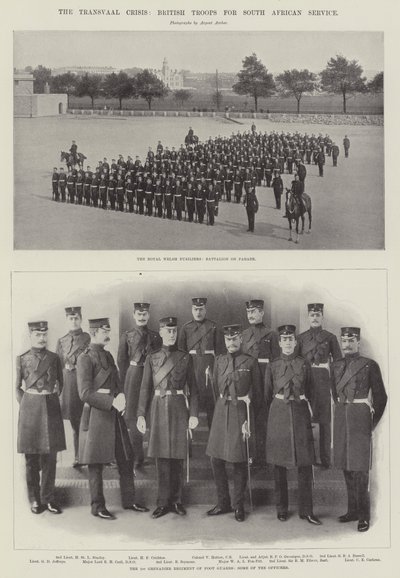 La crise du Transvaal, troupes britanniques pour le service en Afrique du Sud - English Photographer