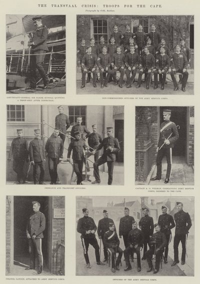 La crise du Transvaal, troupes pour le Cap - English Photographer