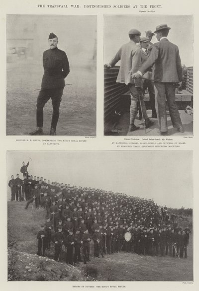 La guerre du Transvaal, soldats distingués au front - English Photographer