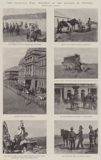 La guerre du Transvaal, incidents de l