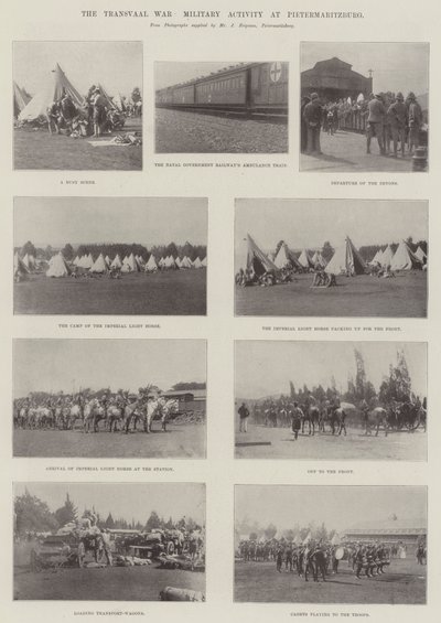 La guerre du Transvaal, activité militaire à Pietermaritzburg - English Photographer
