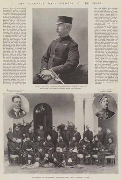 La guerre du Transvaal, officiers au front - English Photographer