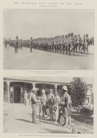 La guerre du Transvaal, scènes au front - English Photographer