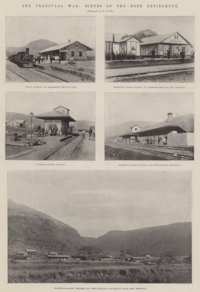 La guerre du Transvaal, scènes de la retraite des Boers - English Photographer