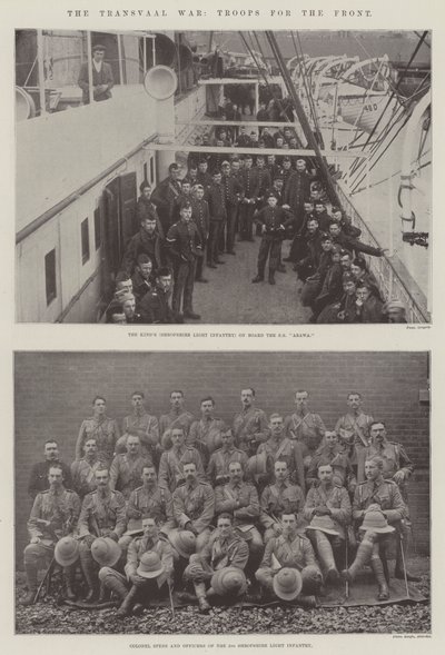La guerre du Transvaal, troupes pour le front - English Photographer