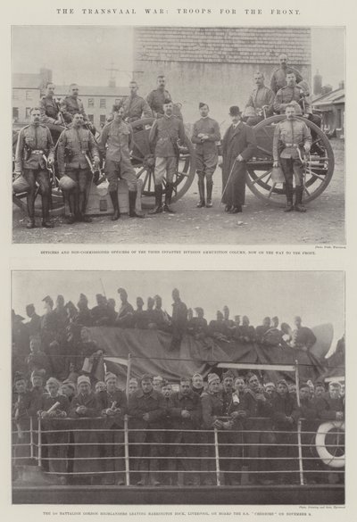 La guerre du Transvaal, troupes pour le front - English Photographer