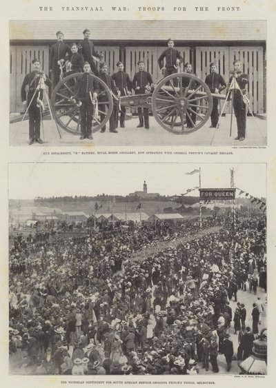 La guerre du Transvaal, troupes pour le front - English Photographer