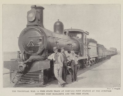 La guerre du Transvaal, un train de l