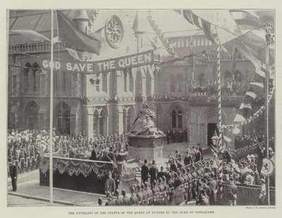 Le dévoilement de la statue de la reine à Dundee par le duc de Connaught - English Photographer