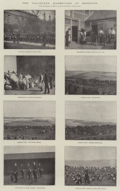 Les manœuvres des volontaires à Brighton - English Photographer