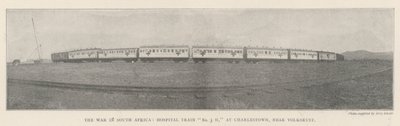 La guerre en Afrique du Sud, Train-hôpital n° 3 H, à Charlestown, près de Volksrust - English Photographer