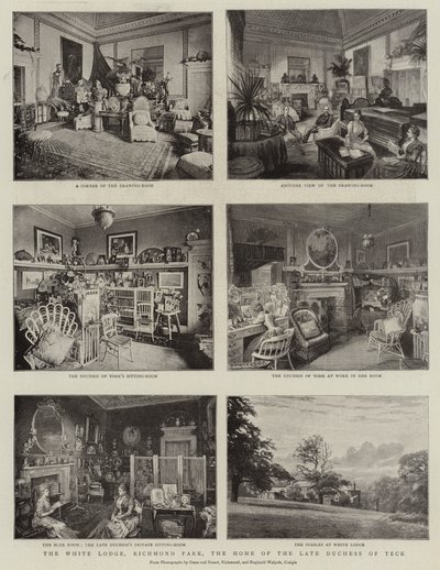 Le pavillon blanc, parc de Richmond, la maison de la défunte duchesse de Teck - English Photographer