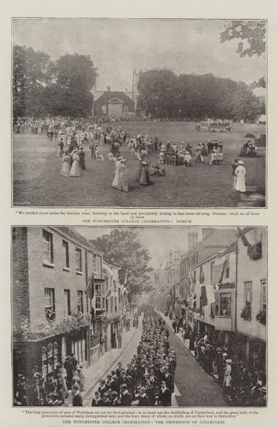 La célébration du Winchester College - English Photographer
