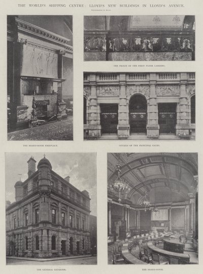 Le centre mondial de la navigation, les nouveaux bâtiments de Lloyds dans Lloyds Avenue - English Photographer