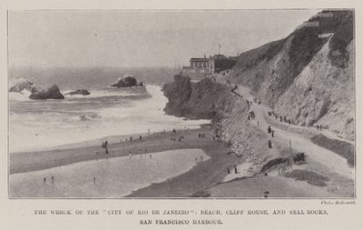 Le naufrage de la ville de Rio de Janeiro, plage, Cliff House et Seal Rocks, port de San Francisco - English Photographer
