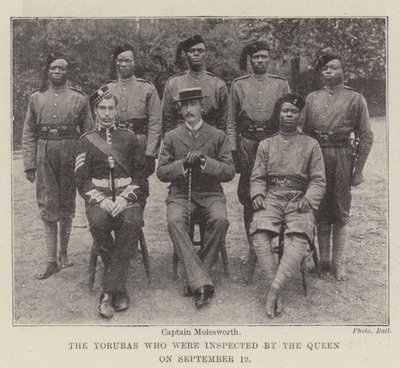 Les Yorubas inspectés par la Reine le 19 septembre - English Photographer