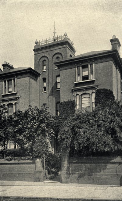 Maison de Theodore Watts-Dunton (1832-1914) à Putney Hill - English Photographer