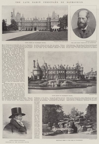Feu le baron Ferdinand de Rothschild - English Photographer