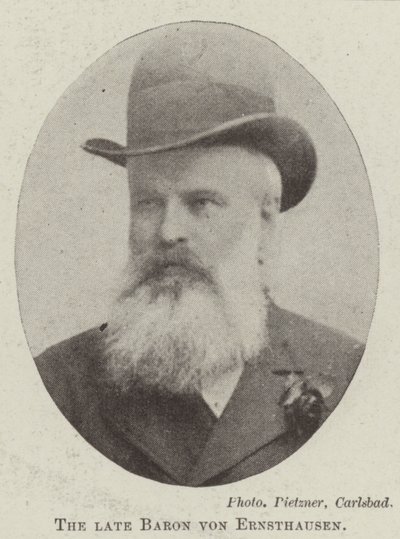 Feu Baron von Ernsthausen - English Photographer