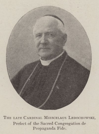 Le défunt cardinal Miescelaus Ledochowski, préfet de la Congrégation pour la Propagation de la Foi - English Photographer