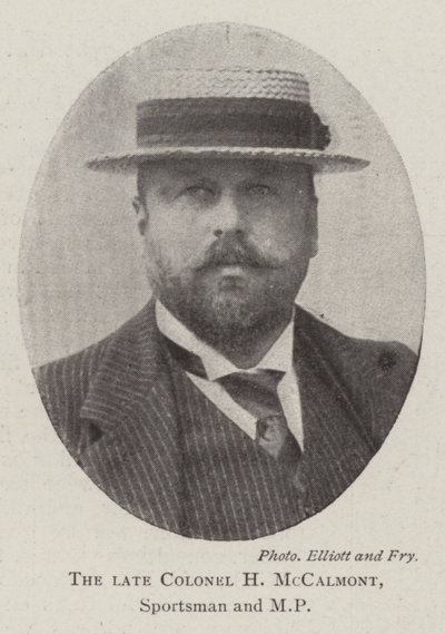 Feu le colonel H McCalmont, sportif et député - English Photographer