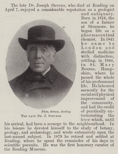 Feu Dr J Stevens - English Photographer