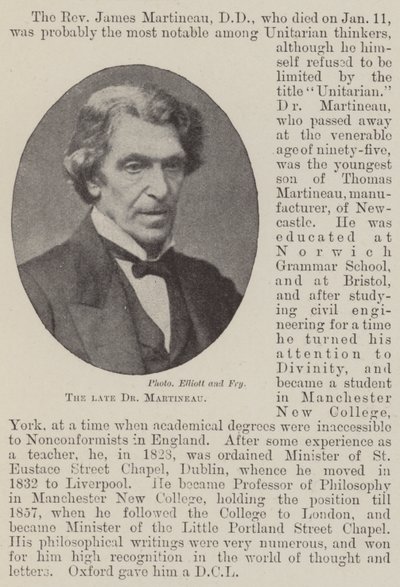 Feu Dr Martineau - English Photographer