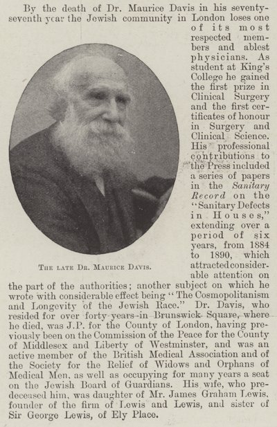 Feu Dr Maurice Davis - English Photographer