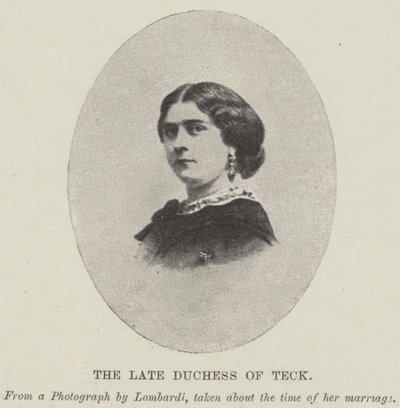 Feu la duchesse de Teck - English Photographer