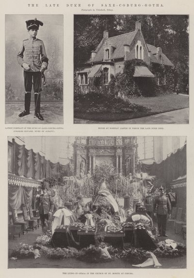 Feu le Duc de Saxe-Cobourg-Gotha - English Photographer