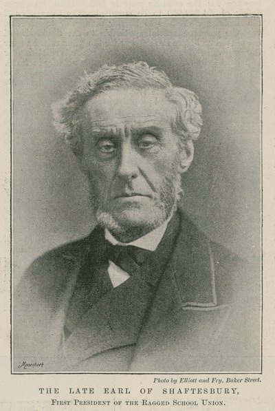 Le défunt Comte de Shaftesbury, premier président de l