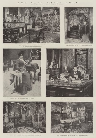 Le défunt Émile Zola - English Photographer