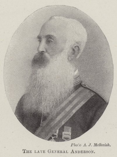 Le défunt général Anderson - English Photographer