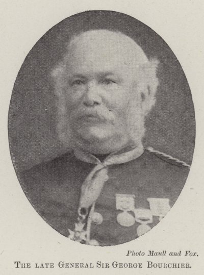 Le défunt général Sir George Bourchier - English Photographer
