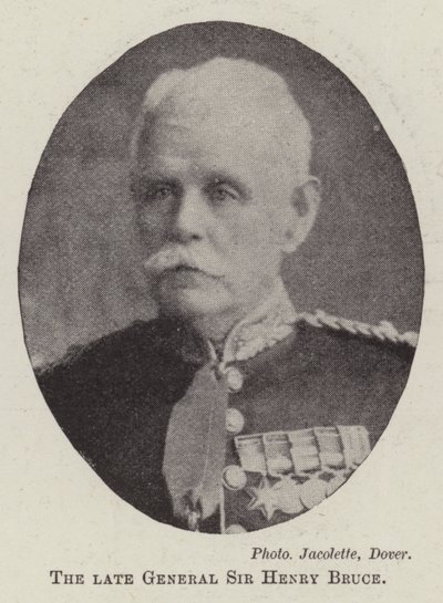 Feu le général Sir Henry Bruce - English Photographer